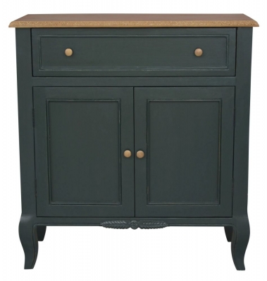 Product photograph of Solvay Emerald Green 2 Door Sideboard from Choice Furniture Superstore