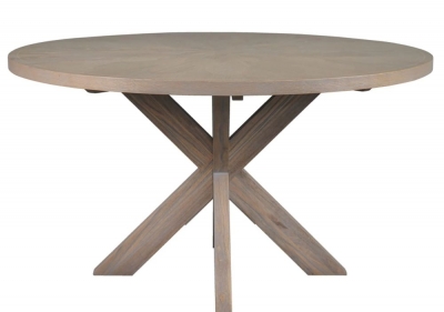 Product photograph of Bergerac Oak 140cm Round Dining Table from Choice Furniture Superstore