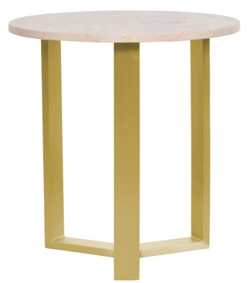 Product photograph of Loris Marble Top Side Table from Choice Furniture Superstore