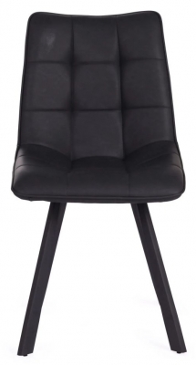 Product photograph of Louise Pu Vintage Black Dining Chair Solid In Pairs from Choice Furniture Superstore