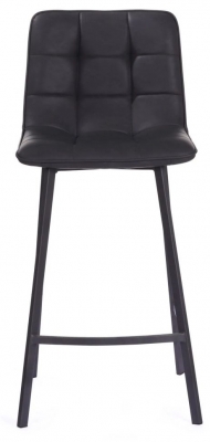 Product photograph of Louise Pu Vintage Black Counter Stool Solid In Pairs from Choice Furniture Superstore