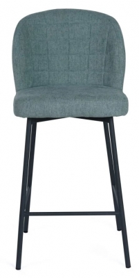 Product photograph of Clio Light Green Fabric Counter Stool Solid In Pairs from Choice Furniture Superstore