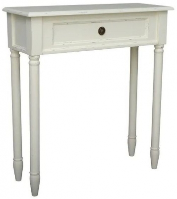 Clearance Emily French Off White Medium Console Table Fss15182