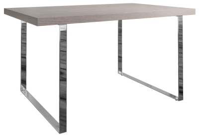 Product photograph of Laguna Grey Oak 140cm Dining Table from Choice Furniture Superstore