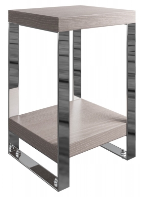 Product photograph of Laguna Grey Oak Small Side Table from Choice Furniture Superstore