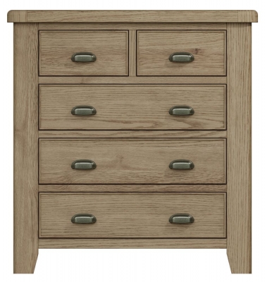 Product photograph of Hatton Oak 2 3 Drawer Chest from Choice Furniture Superstore