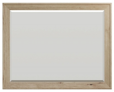 Product photograph of Hatton Oak Rectangular Wall Mirror - 120cm X 95cm from Choice Furniture Superstore