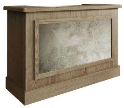 Product photograph of Hatton Oak Bar Counter from Choice Furniture Superstore