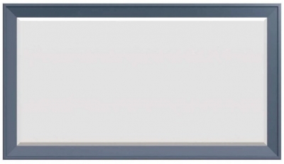 Product photograph of Ringwood Blue Painted Large Wall Mirror - 160cm X 90cm from Choice Furniture Superstore