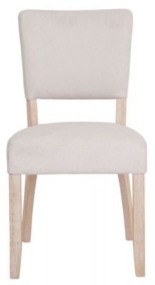 Clairton Natural Fabric Dining Chair Sold In Pairs