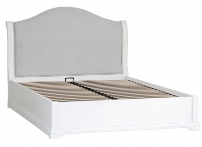 Image of Selden White Ottoman Bed - Comes in 4ft 6in Double, 5ft King Size and 6ft Queen Size Options