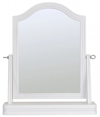 Selden White Trinket Mirror