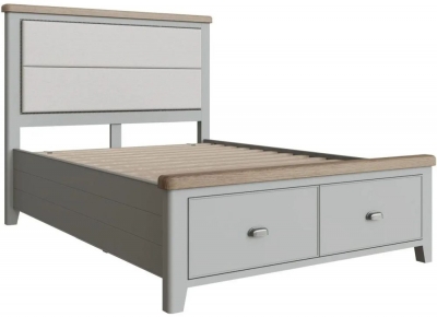 Ringwood Grey Painted Storage Bed Comes In 4ft 6in Double 5ft King Size And 6ft Queen Size Options