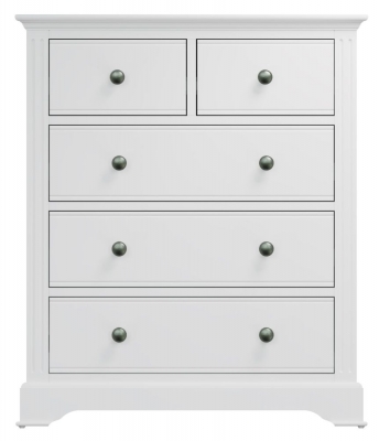 Product photograph of Ashby White Painted 2 3 Drawer Chest from Choice Furniture Superstore