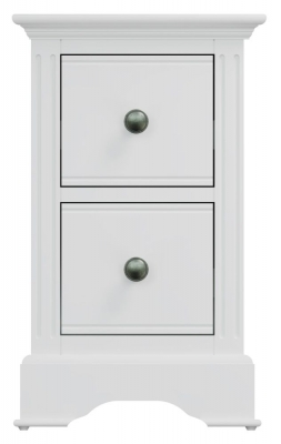 Product photograph of Ashby Painted 2 Drawer Bedside Cabinet from Choice Furniture Superstore