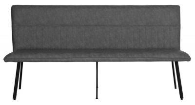 Product photograph of Faux Leather 180cm Dining Bench from Choice Furniture Superstore