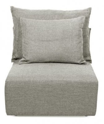 Temahome Dune 1 Seater Fabric Sofa Comes In Light Grey Cream And Anthracite Options