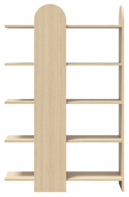 Temahome Venice Light Oak Melamine Bookcase