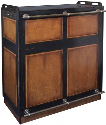 Product photograph of Authentic Models Black Casablanca Bar from Choice Furniture Superstore