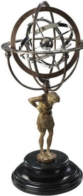 Product photograph of Authentic Models 18th C Atlas Armillary from Choice Furniture Superstore