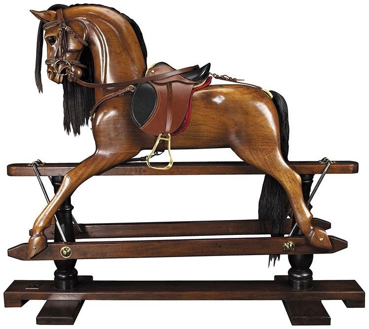 S & s wood carvers store rocking horse