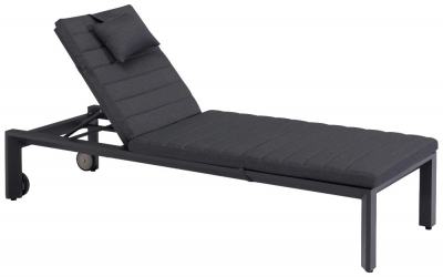 Product photograph of Maze Manhattan Sunlounger from Choice Furniture Superstore