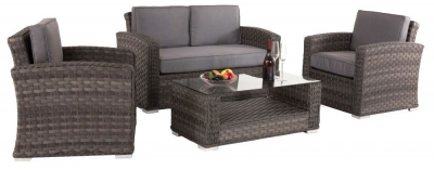 Product photograph of Maze Victoria 2 Seat Rattan Sofa Set from Choice Furniture Superstore