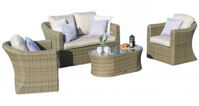 Product photograph of Maze Winchester 2 Seat Rattan Sofa Set from Choice Furniture Superstore