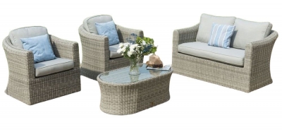 Product photograph of Maze Oxford 2 Seat Rattan Sofa Set from Choice Furniture Superstore