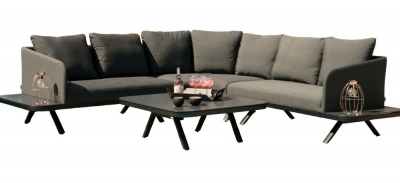 Product photograph of Maze Lounge Outdoor Cove Fabric Corner Sofa Group from Choice Furniture Superstore