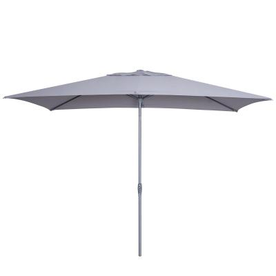 Maze Aluminium Grey Rectangular Parasol