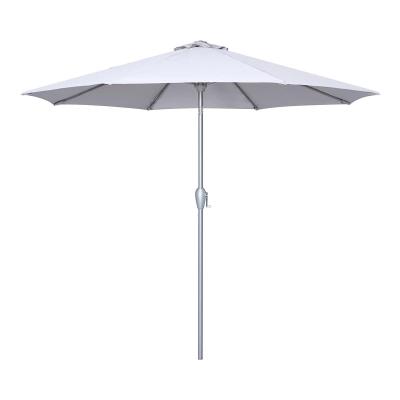 Maze Aluminium Grey Round Parasol