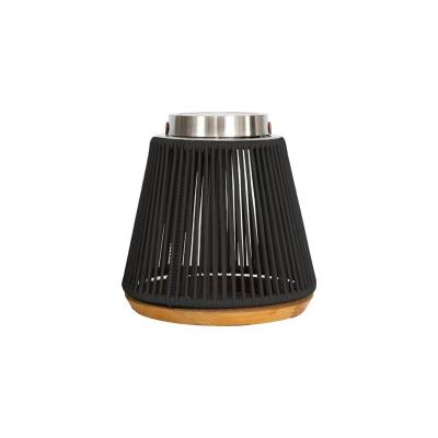 Product photograph of Maze Athena Charcoal Stainless Steel Small Solar Light With Stand from Choice Furniture Superstore