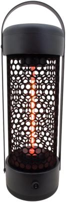 Maze Black 1200w Luna Large Portable Electric Patio Heater