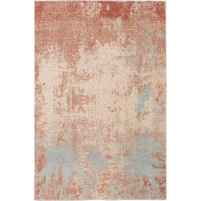 Maze Earth Abstract Blue Outdoor Rug