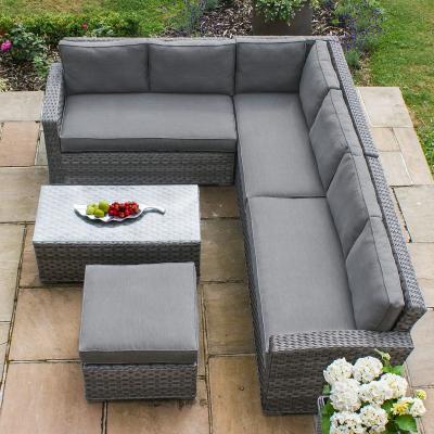 Product photograph of Maze Victoria Large Rattan Corner Group from Choice Furniture Superstore