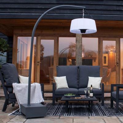 Product photograph of Maze 1800w Lyra White Overhang Electric Patio Heater from Choice Furniture Superstore