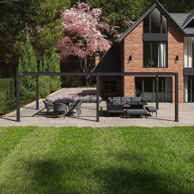 Product photograph of Maze Como Grey Aluminium Pergola Frame from Choice Furniture Superstore