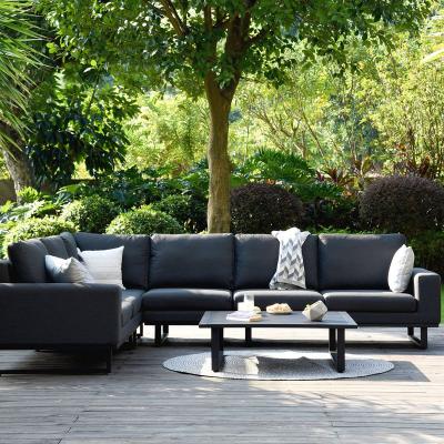 Product photograph of Maze Lounge Outdoor Ethos Charcoal Fabric Large Corner Sofa Group from Choice Furniture Superstore