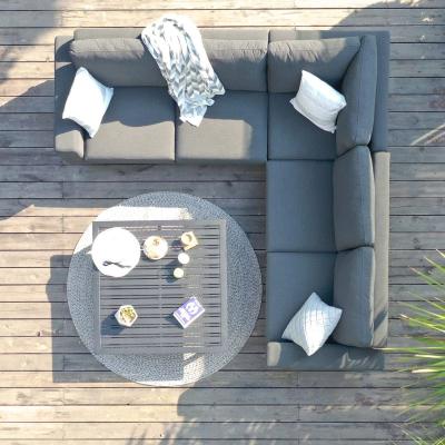 Product photograph of Maze Lounge Outdoor Ethos Flanelle Fabric Corner Sofa Group from Choice Furniture Superstore