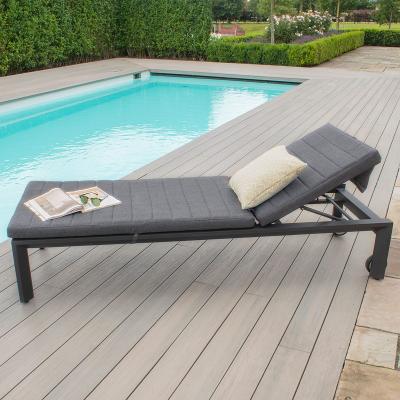 Product photograph of Maze Manhattan Sunlounger from Choice Furniture Superstore