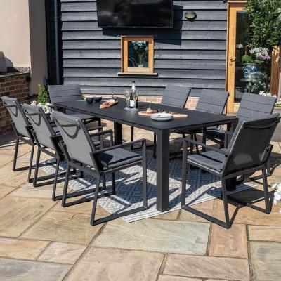Product photograph of Maze Manhattan 8 Seat Rectangular Dining Set from Choice Furniture Superstore