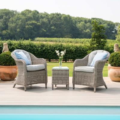 Product photograph of Maze Oxford Light Grey 3 Piece Lounge Set from Choice Furniture Superstore