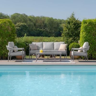 Product photograph of Maze Florence Cool Linen 3 Seat Sofa Set With 2 Armchairs from Choice Furniture Superstore