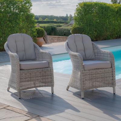 2 X Maze Oxford Heritage Garden Dining Armchair