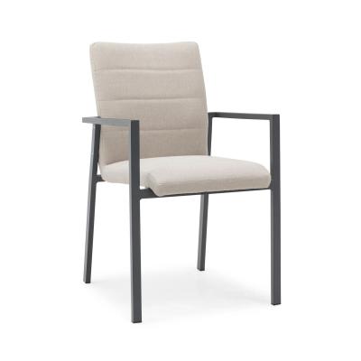 2 X Maze Ibiza Oatmeal Fabric Garden Dining Armchair