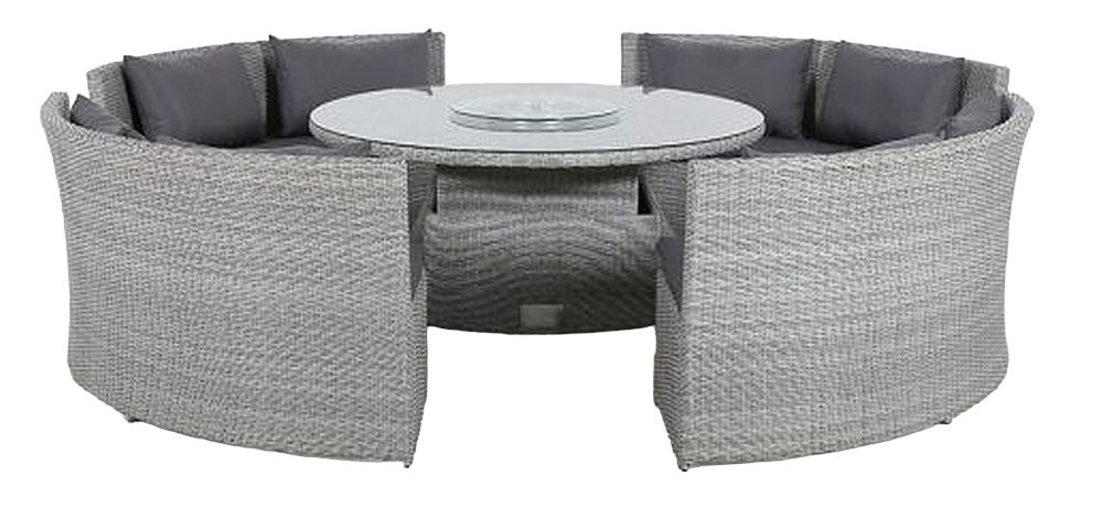 Ascot round sofa on sale dining set