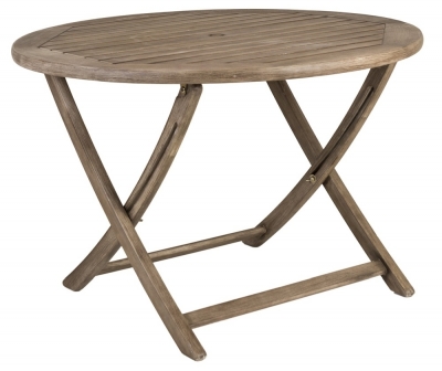 Product photograph of Alexander Rose Sherwood 110cm Round Folding Dining Table from Choice Furniture Superstore