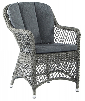 Product photograph of Alexander Rose Monte Carlo Open Weave Dining Chair Sold In Pairs from Choice Furniture Superstore