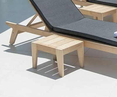 Product photograph of Alexander Rose Roble Sunbed Side Table from Choice Furniture Superstore